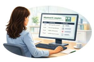 Adviseur stelt een maatwerk BHV lesplan en offerte op voor een bedrijf op basis van de BHV 0-meting